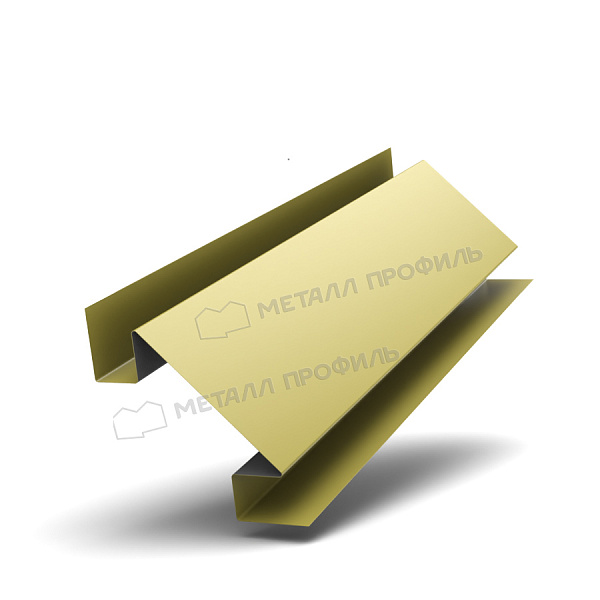 Планка угла внутреннего сложного 75х3000 (ПЭ-01-1018-0.5) ― заказать недорого в Компании Металл Профиль.